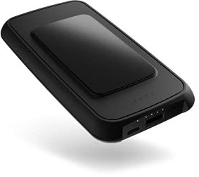 Zens Qi-certified Wireless Powerbank with Adhesive Grip 4500 mAh Capacity, Wirelessly Rechargeable - Works with all phones with wireless charging