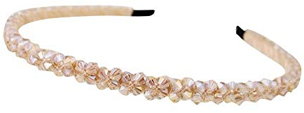 YWLINK Koreanische Frauen Haarband Kristall Stirnband GläNzend Kopfbedeckung Einfach Party Hochzeit Cocktail Abendessen Elegant Damen Hochzeit Haarschmuck