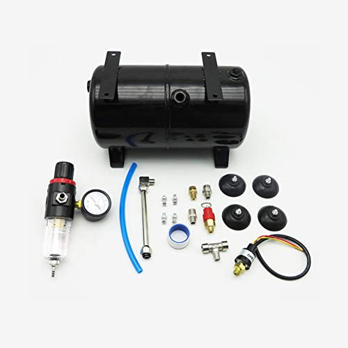 Toplionace AS18B AS186 Modell Luftpumpe, Luft Speichertank Luftkompressor Sprühpumpe 3.5L 4 Löcher Lufttank (C)