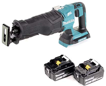 Makita DJR 360 T Scie sabre sans balais 36 V 2 x 18 V + 2 x 5 Ah batterie sans chargeur