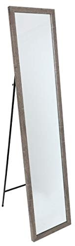 ATMOSPHERA EFFE Standspiegel mit Neigungswinkel, 35x155 cm, beige, Farbe:Grau