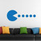 Pacman Home Decorations Familie Vinyl Aufkleber Kunst Wandaufkleber Wohnzimmer Wandtattoos Für Spielzimmer Kunst Wandbild 30X80Cm