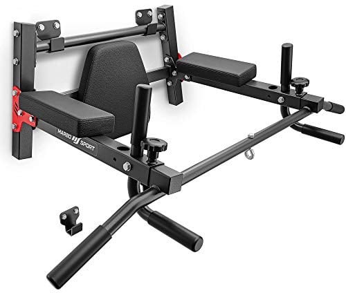 Marbo Sport Die multifunktionale Dip-Station/Klimmzugstange für die Wandmontage (2in1) MH-U205 | Made in EU