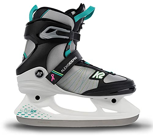 K2 Skates Damen Schlittschuhe Alexis Ice Pro, black - teal, 25F0016.1.1.085