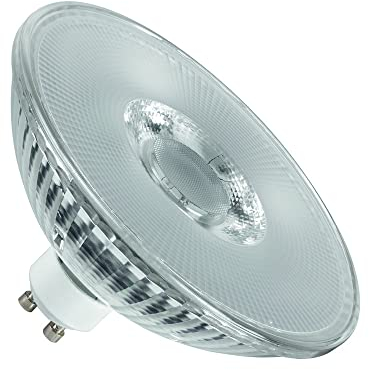 SLV LED Lampe QPAR111 / Leuchtmittel, Lampe, LED / GU10 2700K 8W 680lm transparent dimmbar, Klar
