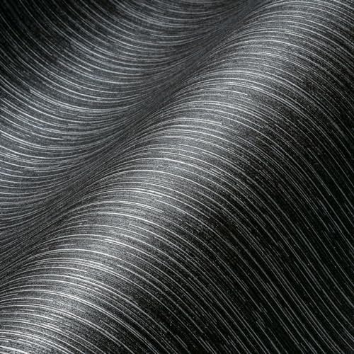 Architects Paper Vliestapete Schwarz Silber Leichter Glanz und Glitzer-Effekt 375599 Tapete 10,05x0,53m Made in Germany