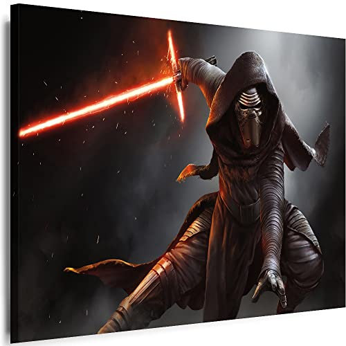 Myartstyle Wandbild Star Wars, Darth Vader LEINWAND Bilder XXL KUNSTDRUCKE (120 x 80 cm)