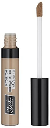 Sleek Makeup In Your Tone Longwear Concealer, versteckt Augenringe und deckt Hautunreinheiten ab, aufbaubare mittlere bis volle Abdeckung, 3N, 7 ml