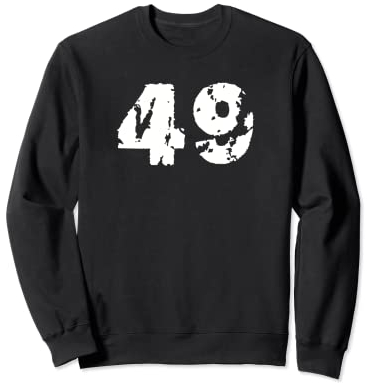 49 #49 Forty-nine Sporttrikot Uniform Used-Look Sweatshirt