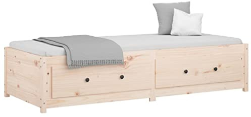 vidaXL Tagesbett 75x190 cm Massivholz Kiefer
