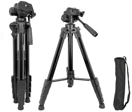 NEARITY Trípode para Webcam 45-130cm Soporte de Altura Ajustable