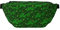 Mehrzweck-Gürteltasche und Crossbody-Tasche mit Totenkopf-Muster, hohe Kapazität, mit Reißverschlusstaschen, ideal für Damen und Herren, Schwarz / Weiß, Hintergrund St. Patrick's Day Glitter,
