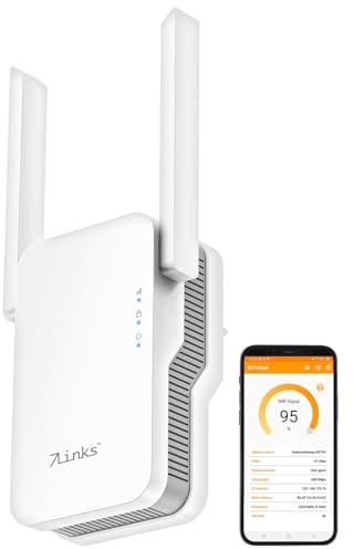 7links Router: WiFi-6-Dualband-Repeater, bis 3.000 MBit/s, WLAN-Mesh, WPS, LAN-Port (WLANRepeater, universelle WLAN Repeater)
