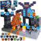 Magnetische Bausteine für Kinder 100 Teile Mystische Magnetbausteine mit Drachen & Schatzkiste |Schattenschloss Bauset für epische Abenteuer | Magnetic Building Blocks ab 5 Jahren Ostern Geschenke