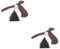 CIYODO 2 Sätze Denkspiel Balancierender Adler aus Kunststoff Balancierende Vogelstatue Balance-Ornament Bürodekoration Kunststoff-Balance-Vogel Balance-Adler-Dekoration Heimdekoration Abs