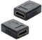 YHQZ 2 Pcs HDMI to HDMI Connector,HDMI Extension Adapter Gold platedm,HDMI Coupler,HDMI Female to Female Adapter,HDMI Female to Female Adapter 4K@60Hz for Laptop, Monitor, PC, PS5, PS4, Xbox, DVD, TV