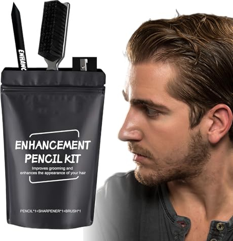 Haarstift – wiederverwendbare Kreide, Haarstyling-Stift | Beard Edge Styling-Werkzeug, Schnurrbart-Verbesserungs-Set, Präzisionsfriseurbedarf, Fellpflege