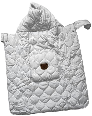 Generic Weicher Babytrage-Winterbezug, Vielseitig und Bezaubernd für Autositze für Babys, Baumwolle (Beige)