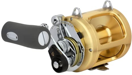 Shimano TIAGRA konventionelle Rollen (TI30WLRSA) Angeln, Mehrfarbig/Meereswellen (Ocean Tides)