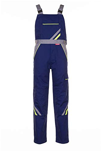 Planam Größe 54 Herren Visline Latzhose marine gelb zink Modell 2433
