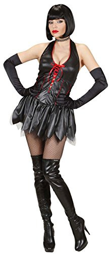 W WIDMANN MILANO Party Fashion, Costume Dominatrice 76272, design audacieux, matériaux de qualité, taille 10-12, détails soignés, polyvalent pour toutes occasions
