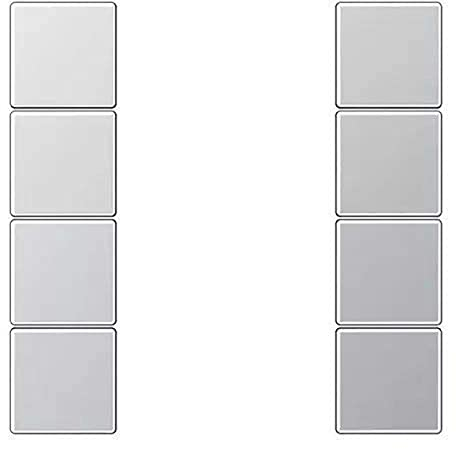 Jung KNX Spiel Tasten F50 KNX 4 fach Serie LS Aluminium