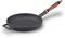 Pentole Agnelli COGHSFP11128M Padella con Manico in Legno, Ghisa, Nero Opaco, 28 cm