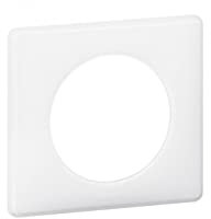 Legrand 066631 Plaque Céliane Laqué, 1 Poste, Finition Blanc