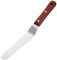 Dexam Angled Spatula with Wooden Handle 16.5cm, Silver