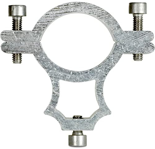TechniSat LNB-Halteschelle SATMAN – LNC Halteschelle für AZ/EL-Halterung SATMAN (Aluminium, passend für 40mm LNB) silber