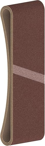 Bosch 3x PRO Paint on Wood and Hardwood X440 Schleifband für Schleifer (für Farbe auf Holz, Hartholz, 75 x 508 mm, Körnung 220, Professional Zubehör Bandschleifer)