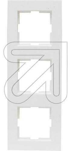 EGB Karre Abdeckrahmen 3-Fach weiß 90960262/92501902