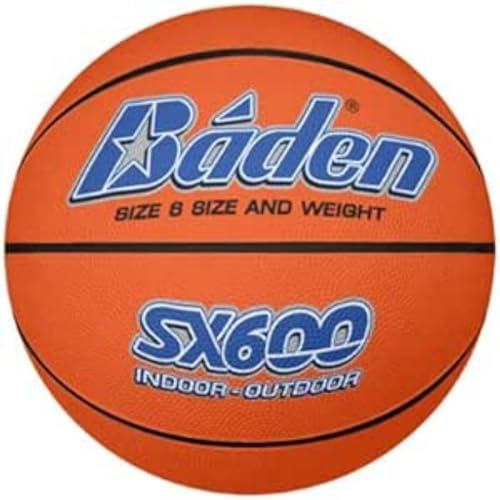 Baden Unisex Sx600 SX Range Basketball aus Verbundkautschuk, für drinnen und draußen, Orange, Größe 39