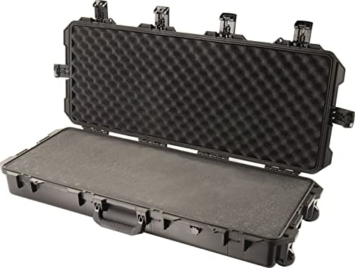 PELI Storm IM3100 Rugged Long Case for Shooting Sports or Photo Equipment, Watertight and Dustproof, 35L Capacity, Made in US, With Customisable Foam Inlay, Black
