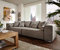 DELIFE Couch Marbeya Hellgrau 290x110 cm mit Schlaffunktion Big-Sofa
