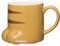 Cat's Paw Mug Calico Nikukyu Mug Tiger Cat 250 ml SAN2235-2 by Decole from Japan