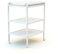 AT4 - Table à Langer 2 étagères ESSENTIEL Blanc | 75 x 58 x 94 cm | Meuble à langer avec roulettes | Gain de place | Compact