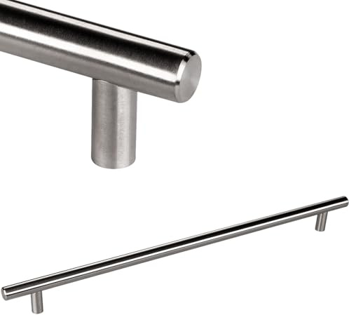SOTECH Möbelgriff G10 echt Edelstahlrohr BA 320 mm Ø 10 mm Stangengriff Schubladengriff