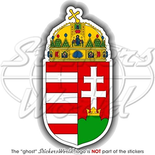 Ungarisches ungarisches Wappen-Abzeichen, Magyar, 115 mm, Vinyl-Aufkleber, Aufkleber