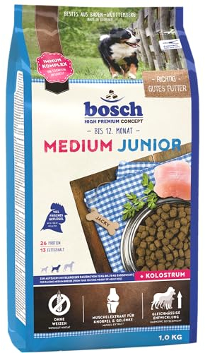 bosch HPC Medium Junior | Hundetrockenfutter zur Aufzucht mittelgroßer Rassen | 1 x 3 kg