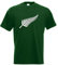 Kiwistar Silver Fern/Neuseeland/Kiwis - Camiseta para hombre, diseño con texto en alemán, verde botella, XXL