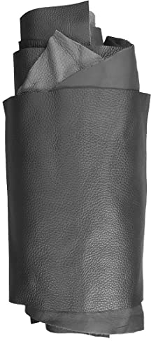 Langlauf Schuhbedarf 1KG Lederreste - Lederstücke - Ausschnitte aus echtem Leder in zufälligen Größen und klassischem Schwarz - Lederreste Stücke mit verschiedenen Formen - Verschiedene Stücke