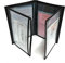 LOLUNA® Etui Carte Grise Cuir, permis Conduire Voiture, identité et Assurance - 4 Volets - Plusieurs Couleur Homme et Femme - Noir
