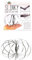 G&M Flow Ring Magic Ring Slinky Ring Spielzeug Kinetischer Ring Flowing Rings Antistress Magisches Armband Ringe Kreisel