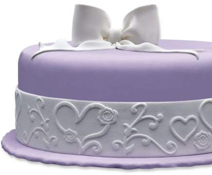 COXIMUS gebrauchsfertiger Fondantrand 1,25m x 5cm | Muster Herzen und Rosen | leckere Randdekoration für Torten, Cupcakes uvm. | COXIMUS backen und mehr