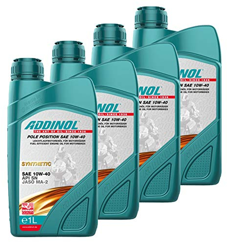 Addinol 4X Motoröl Motorenöl Motor Motoren Motor Oil Engine Oil Pole Position SAE 10W-40 1L Motorrad