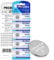 CR1225 Battery 3V Lithium Button Batteries for Car Key,Thermometer,Small Remote,5 Pcs,PKCELL