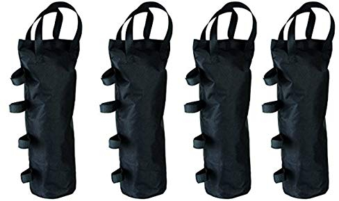 Velleman 4er SET Sandsäcke für Pavillion & Zelt Befestigung mit Klettverschluss bis max. 15kg DxH: 15x50cm