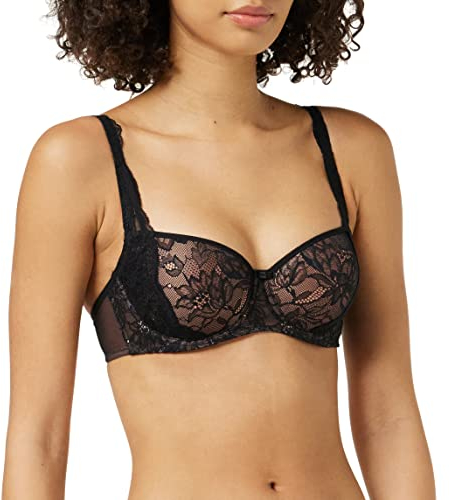 Triumph Donna Amourette Charm WHP02, Wired Padded Bra, BLACK, 6C