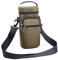 Water Bottle Carrier Bag, Bottle Pouch Holder, Adjustable Shoulder Hand Strap 3 Pocket Sling Neoprene Sleeve Sports Water Bottle Accessories Waterproof Drink Holder for Hiking Travelling Camping
